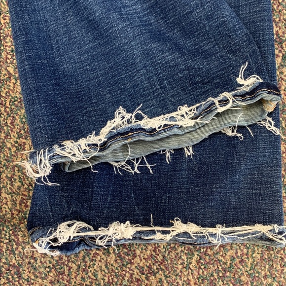 Buckle Black Fit No 75 Flare Distressed Jeans Sz 27 - Picture 7 of 8